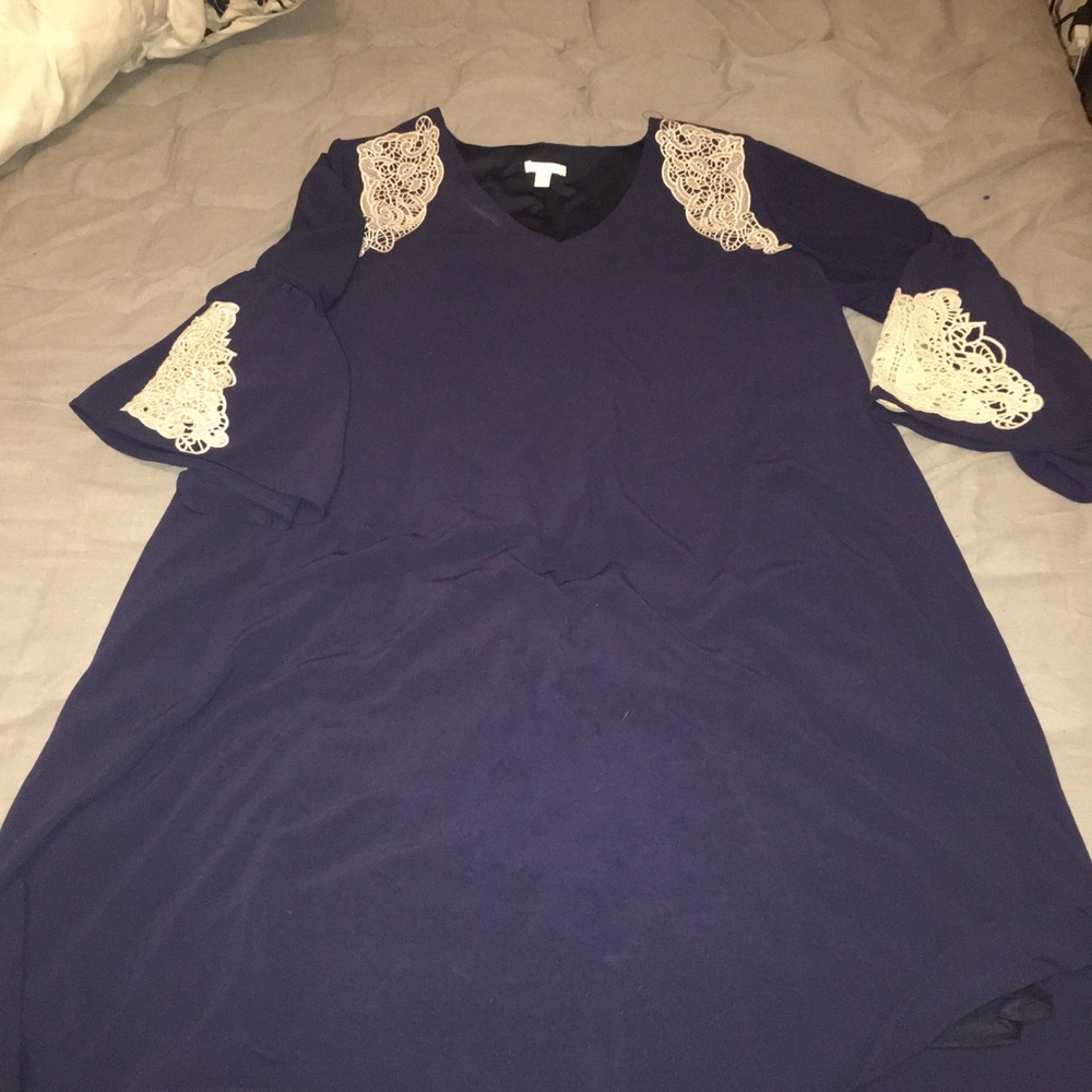 Navy blue dress